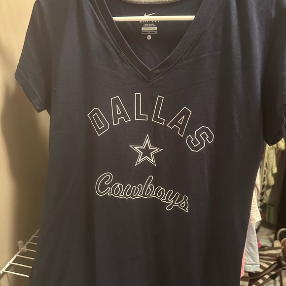 Nike Dri-FIT Navy T-Shirt - Picture 1 of 3